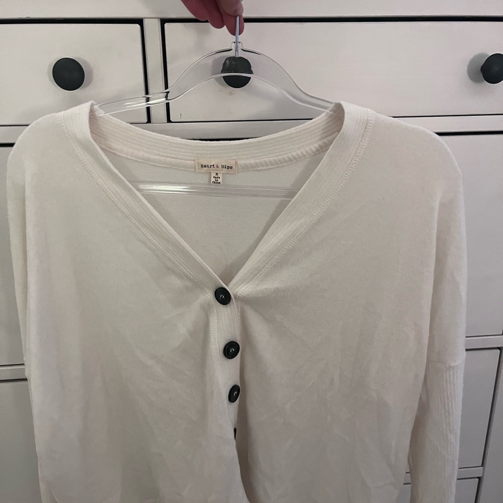 Simple & True Cream Cardigan